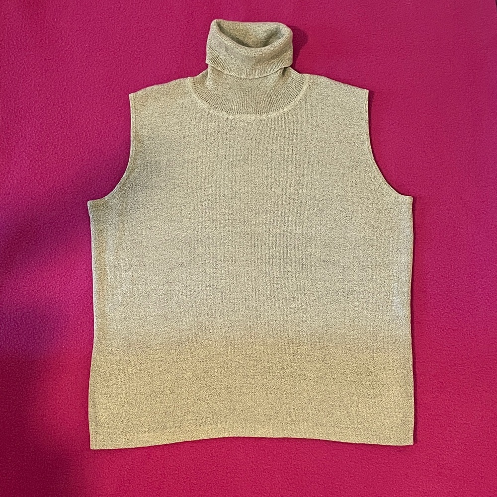 Casual Corner lime green Turtleneck Sweater